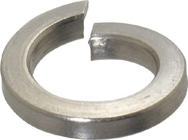 Value Collection - M8, 8.1mm ID, 2mm Thick High Collar Split Lock Washer - 18-8 Austenitic Grade A2 Stainless Steel, Uncoated, 8.1mm Min ID, 8.5mm Max ID, 12.7mm Max OD - Apex Tool & Supply