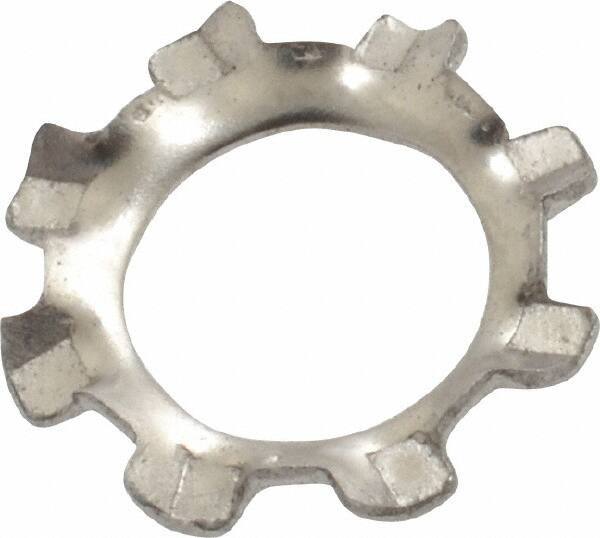 Value Collection - M8 Screw, 8.4mm ID, Stainless Steel External Tooth Lock Washer - 15mm OD, Uncoated, Grade 18-8 & Austenitic A2 - Apex Tool & Supply
