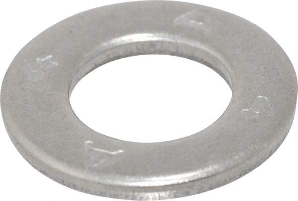 Value Collection - M8 Screw, Grade 316 Stainless Steel Standard Flat Washer - 8.4mm ID x 16mm OD, Plain Finish - Apex Tool & Supply