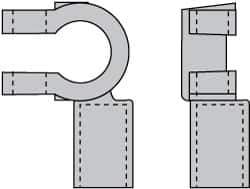 Noco - Automotive Battery 4/0 Left Elbow Terminal - Positive Polarity - Apex Tool & Supply