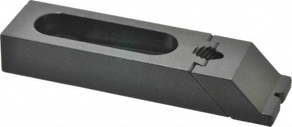 Gibraltar - 5-5/16" OAL x 1-1/2" Overall Width, Low Grip Nose, Steel Manual Edge Clamp - Black Oxide Coating, 7/8" High, 1/2" Socket Cap Screw Slot, 2" Travel - Apex Tool & Supply