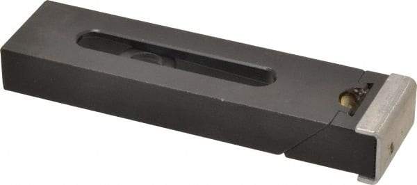 Gibraltar - 4-11/16" OAL x 1-1/4" Overall Width, Standard Grip Nose, Steel Manual Edge Clamp - Black Oxide Coating, 5/8" High, 3/8" Socket Cap Screw Slot, 2-3/16" Travel - Apex Tool & Supply