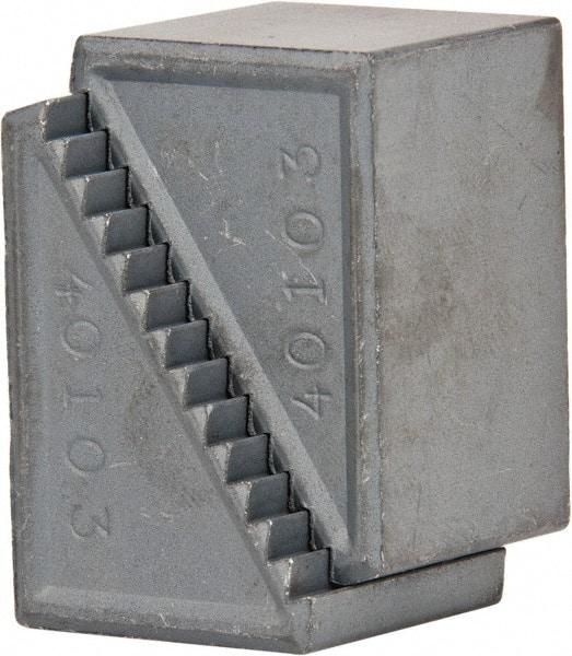 Gibraltar - 2 Piece, 29 to 64mm Height Adjustment, Steel Step Block - 1/16" Step Depth, 1/8" Step Elevation, 25mm Width, 1-39/64" Base Depth, 1-1/16" Height - Apex Tool & Supply