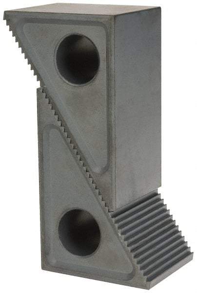 Gibraltar - 2 Piece, 64 to 152mm Height Adjustment, Steel Step Block - 1/16" Step Depth, 1/8" Step Elevation, 51mm Width, 3-3/4" Base Depth, 2-15/32" Height - Apex Tool & Supply