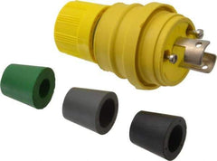 Value Collection - 250 Volt, 20 Amp, L2-20 Configuration, Industrial Grade, Ungrounded Plug - 2 Poles, IP67 - Apex Tool & Supply