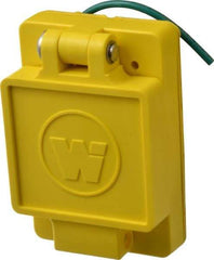 Value Collection - 250 VAC, 30 Amp, L6-30R NEMA, Ungrounded Receptacle - 2 Poles, 3 Wire, Female End, Yellow - Apex Tool & Supply