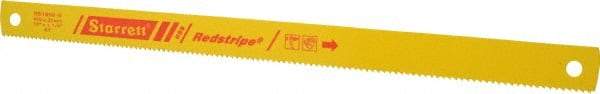 Starrett - 18" Long, 6 Teeth per Inch, High Speed Steel Power Hacksaw Blade - Toothed Edge, 1-1/4" Wide x 0.062" Thick - Apex Tool & Supply