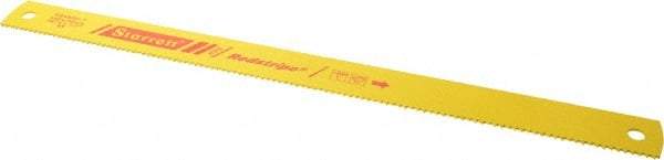 Starrett - 18" Long, 6 Teeth per Inch, High Speed Steel Power Hacksaw Blade - Toothed Edge, 1-1/2" Wide x 0.075" Thick - Apex Tool & Supply