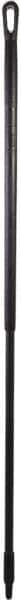 Vikan - 59 x 1-1/4" Fiberglass Squeegee Handle - European Threaded Connection, Black - Apex Tool & Supply