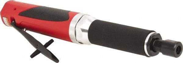 Sioux Tools - 1/4" Collet, Straight Handle, Straight Air Die Grinder - 18,000 RPM, Rear Exhaust, 29.67 CFM, 1 hp, 6.21 bar, 1/4 NPT - Apex Tool & Supply