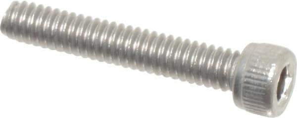 Value Collection - #5-40 UNC Hex Socket Drive, Socket Cap Screw - Grade 18-8 Stainless Steel, Uncoated, 3/4" Length Under Head - Apex Tool & Supply