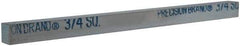 Made in USA - 12" Long x 3/4" High x 3/4" Wide, Zinc-Plated Key Stock - Low Carbon Steel - Apex Tool & Supply