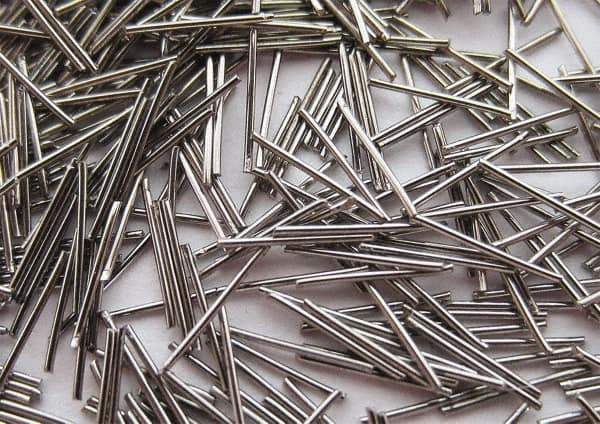 Raytech - Steel Carrier, Steel Abrasive, Wet Polishing Tumbling Media - Rod Shape - Apex Tool & Supply