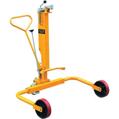 Wesco Industrial Products - 550 Lb Load Capacity, 30 & 55 Gal Drum Truck - 40" Wide x 46" High, 3 Steel Wheels - Apex Tool & Supply