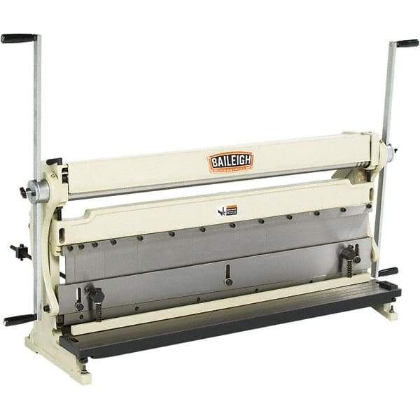 Baileigh - Combination Roller, Shear & Brake Machines Maximum Mild Steel Shearing Capacity (Gauge): 20 Maximum Mild Steel Bending Capacity (Gauge): 20 - Apex Tool & Supply