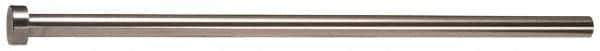 Gibraltar - 17/64" Pin Diam, 7/16" Head Diam x 1/4" Head Height, 6" OAL, Straight Ejector Pin - Steel, 5-3/4" Pin Length - Apex Tool & Supply