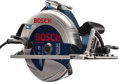Bosch - 15 Amps, 7-1/4" Blade Diam, 5,600 RPM, Electric Circular Saw - 7-1/4" Arbor Hole, Left Blade - Apex Tool & Supply