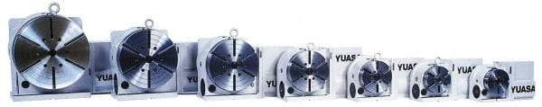 Yuasa - 2 Spindle, 100 Max RPM, 5.12" Table Diam, 1 hp, Horizontal & Vertical CNC Rotary Indexing Table - 30 kg (66 Lb) Max Horiz Load, 104.9mm Centerline Height - Apex Tool & Supply