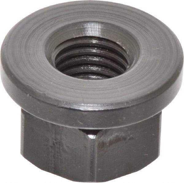 Gibraltar - 3/4-10, 1-5/8" Flange Diam, 1" High, 1-1/4" Across Flats, Flange Nut - Grade 12L14 Steel, Black Oxide Finish, 1/4" Flange Height, TCMAI - Apex Tool & Supply