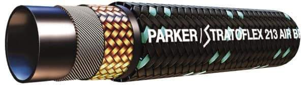 Parker - -32 Hose Size, 1-13/16" ID x 2.14" OD, 200 psi Work Pressure Hydraulic Hose - 55" Long Coil, 14" Radius, Synthetic Rubber, -50°F to 302°F - Apex Tool & Supply