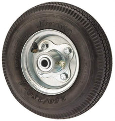 Albion - 8 Inch Diameter x 3 Inch Wide, Pneumatic Caster Wheel - 295 Lb. Capacity, 3-1/2 Inch Hub Length, 1/2 Inch Axle Diameter, Ball Bearing - Apex Tool & Supply