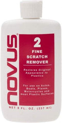 Novus - 8 Ounce Bottle Scratch Remover for Plastic - Fine Scratch Remover - Apex Tool & Supply