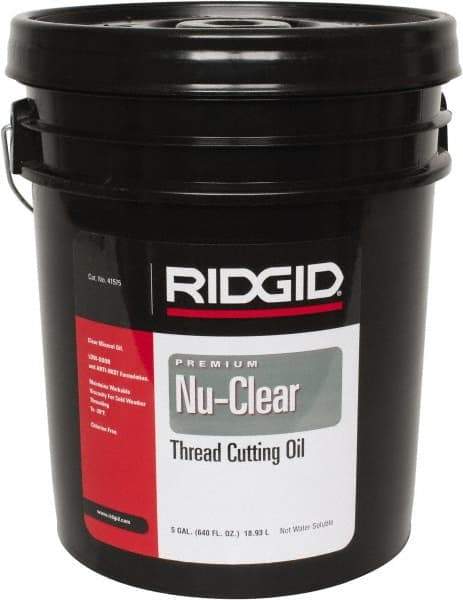 Ridgid - Nu Clear Cutting Oil - 5 Gallon Bucket - Apex Tool & Supply