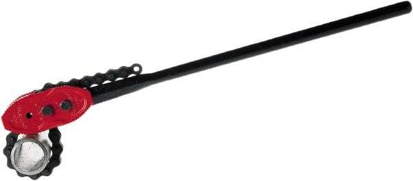 Ridgid - 8" Max Pipe Capacity, 40-1/2" Long, Chain Tong Wrench - 8" Actual OD, 50" Handle Length - Apex Tool & Supply