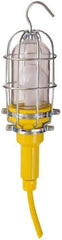 Woodhead Electrical - 120 VAC, 100 Watt, Electric, Incandescent Portable Handheld Work Light - 50' Cord, 1 Head, 1,000 Lumens, Zinc-Plated Steel, 120.65mm Wide x 457.2mm High - Apex Tool & Supply