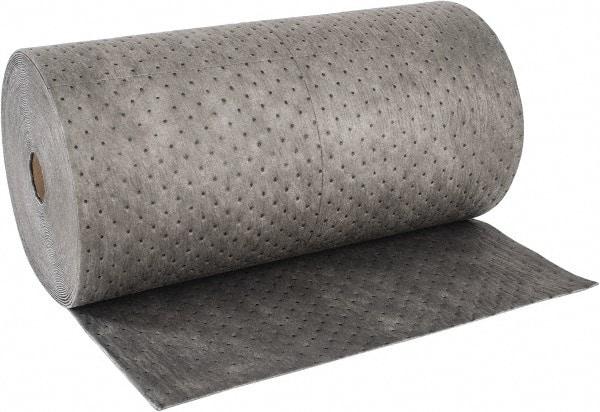 Brady SPC Sorbents - 35 Gal Capacity per Package, Universal Roll - 150' Long x 30" Wide, Polypropylene - Apex Tool & Supply