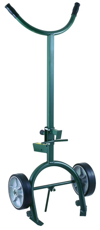 Drum Truck - Handles Drums 24 to 48" High - Adjustable Sliding Chime Hook for steel or fiber drums - Foot rest - Kickstand - 10" M.O.R Wheels 60" H x 25" W - Apex Tool & Supply
