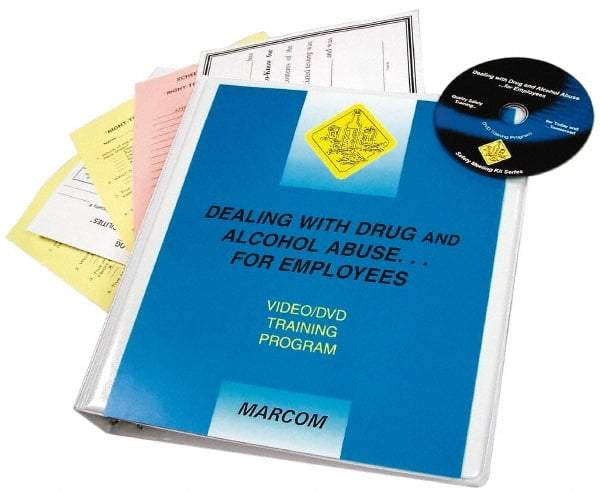Marcom - Dealing with Drug and Alcohol Abuse for Employees, Multimedia Training Kit - 19 Minute Run Time DVD, English and Spanish - Apex Tool & Supply