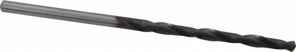 Cleveland - #4 135° Parabolic Flute Cobalt Screw Machine Drill Bit - Oxide/Gold Finish, Right Hand Cut, 1-1/4" Flute Length, 2-3/8" OAL, Split Point, Straight Shank - Apex Tool & Supply
