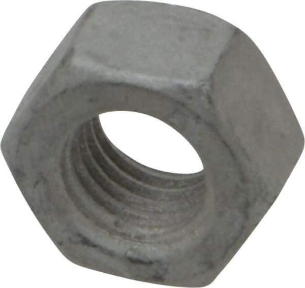 Armor Coat - 5/16-24 UNF Steel Right Hand Hex Nut - 1/2" Across Flats, 17/64" High, Armor Coat Finish - Apex Tool & Supply