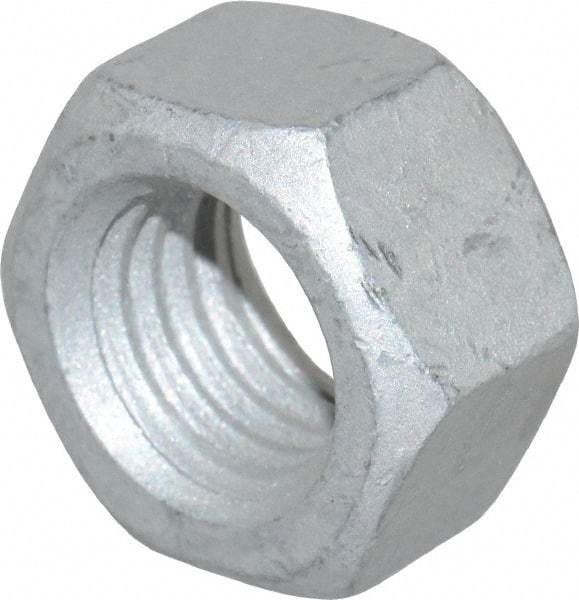 Armor Coat - 5/8-11 UNC Steel Right Hand Hex Nut - 15/16" Across Flats, 35/64" High, Armor Coat Finish - Apex Tool & Supply