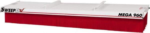Sweepex - 12" Long x 96" Wide Sweeper Accessory - Stiff Polypropylene Bristles - Apex Tool & Supply