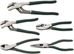 SK - 5 Piece Plier Set - Comes in Kit Roll - Apex Tool & Supply