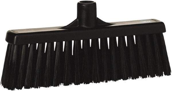 Vikan - 5-5/8" OAL Polyester Bristle Lobby Broom - 3" Bristle Length, 11" Wide - Apex Tool & Supply
