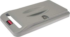 Rubbermaid - Confidential Document Container Lid for Use with Rectangular Container - Plastic - Apex Tool & Supply