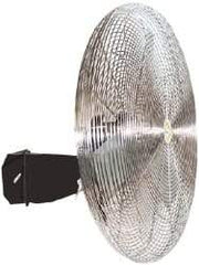 Airmaster - 30" Blade, 7,794 Max CFM, Single Phase Oscillating Wall Mounting Fan - 3.2 Amps, 115 Volts, 3 Speed - Apex Tool & Supply