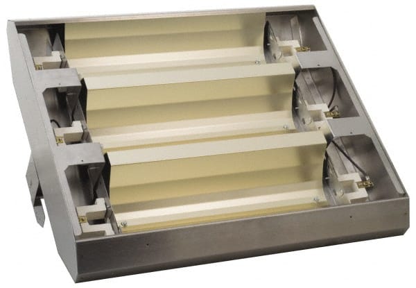 TPI - 46" Long x 21-1/2" Wide x 10-7/8" High, 480 Volt, Infrared Suspended Heater - Apex Tool & Supply