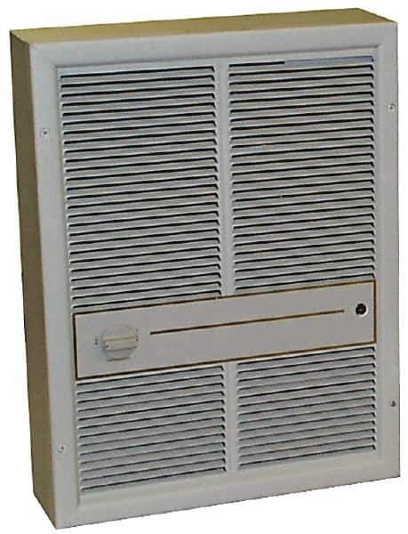 TPI - 240, 208 Volt, 4,000, 3,000 Watt, 175 CFM, 13,652 Max BTU, Wall Heater - 15 Wide x 4 Deep x 19-7/8 High - Apex Tool & Supply