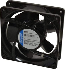 EBM Papst - 230 Volts, AC, 106 CFM, Square Tube Axial Fan - 0.08 Amp Rating, 119mm High x 119mm Wide x 1-1/2" Deep - Apex Tool & Supply