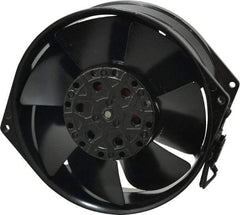 EBM Papst - 115 Volts, AC, 233 CFM, Round Tube Axial Fan - 0.36 Amp Rating, 5.91" High x 5.91" Wide x 2.17" Deep - Apex Tool & Supply
