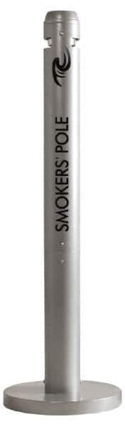 Rubbermaid - Aluminum Cigarette & Cigar Receptacle - 7" Wide x 41" High - Apex Tool & Supply