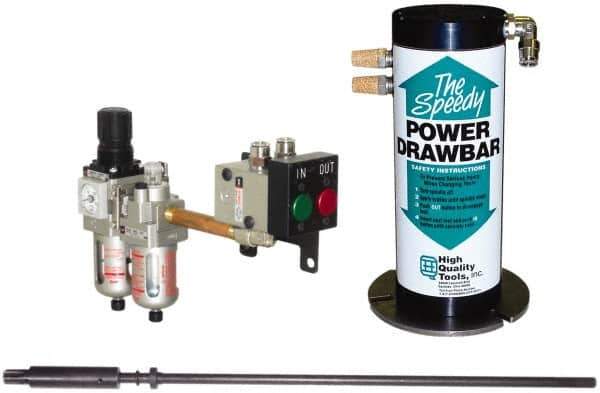 High Quality Tools - 22-53/64" OAL, 7/16-20 Milling Machine Drawbar - Compatible with B Series Variable Speed Mills - Apex Tool & Supply