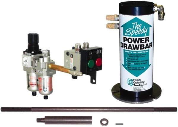 High Quality Tools - 23" OAL, 7" Hex Length, 4" Bar Length, 5/8-11 Milling Machine Drawbar - Compatible with Universal 40 Taper Mills - Apex Tool & Supply