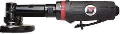 Universal Tool - 4" Wheel Diam, 17,000 RPM, Pneumatic Cutoff & Cutoff-Grinder Tool - Right Angle Handle, 1/4 NPT Inlet - Apex Tool & Supply