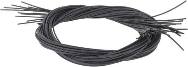 3M - 48" Long, 2:1, Polyolefin Heat Shrink Electrical Tubing - Black - Apex Tool & Supply