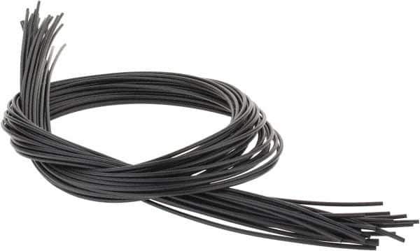 3M - 48" Long, 2:1, Polyolefin Heat Shrink Electrical Tubing - Black - Apex Tool & Supply